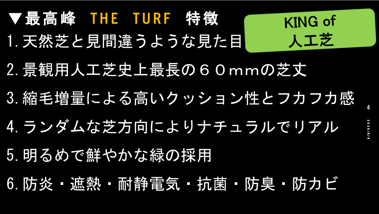 THE TURF（最高峰人工芝）(3)
