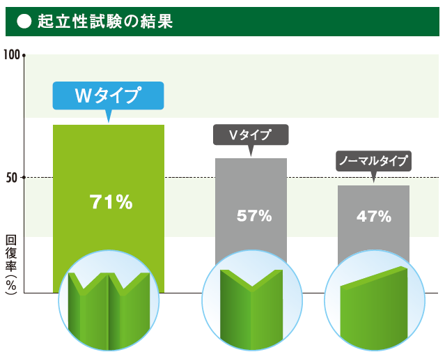 Ｗタイプ（雪の重みでもつぶれにくい）(3)