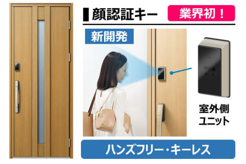 顔認証機能付き玄関ドア(4)